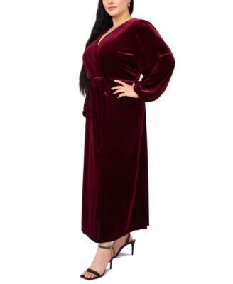 Plus Size Fit and Flare Maxi Dress