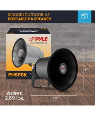 8.1” Portable PA Horn Speaker With 8 Ohms Impedance & 50W Peak Power