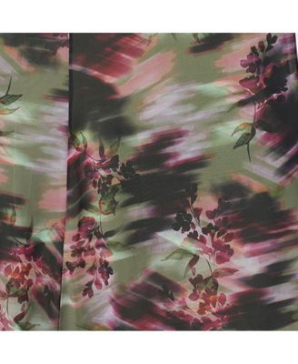 Women's Printed Mesh Cowl Gown