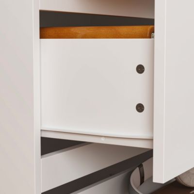 Wood 6 Drawers Chest of Drawers with Solid Wood Legs