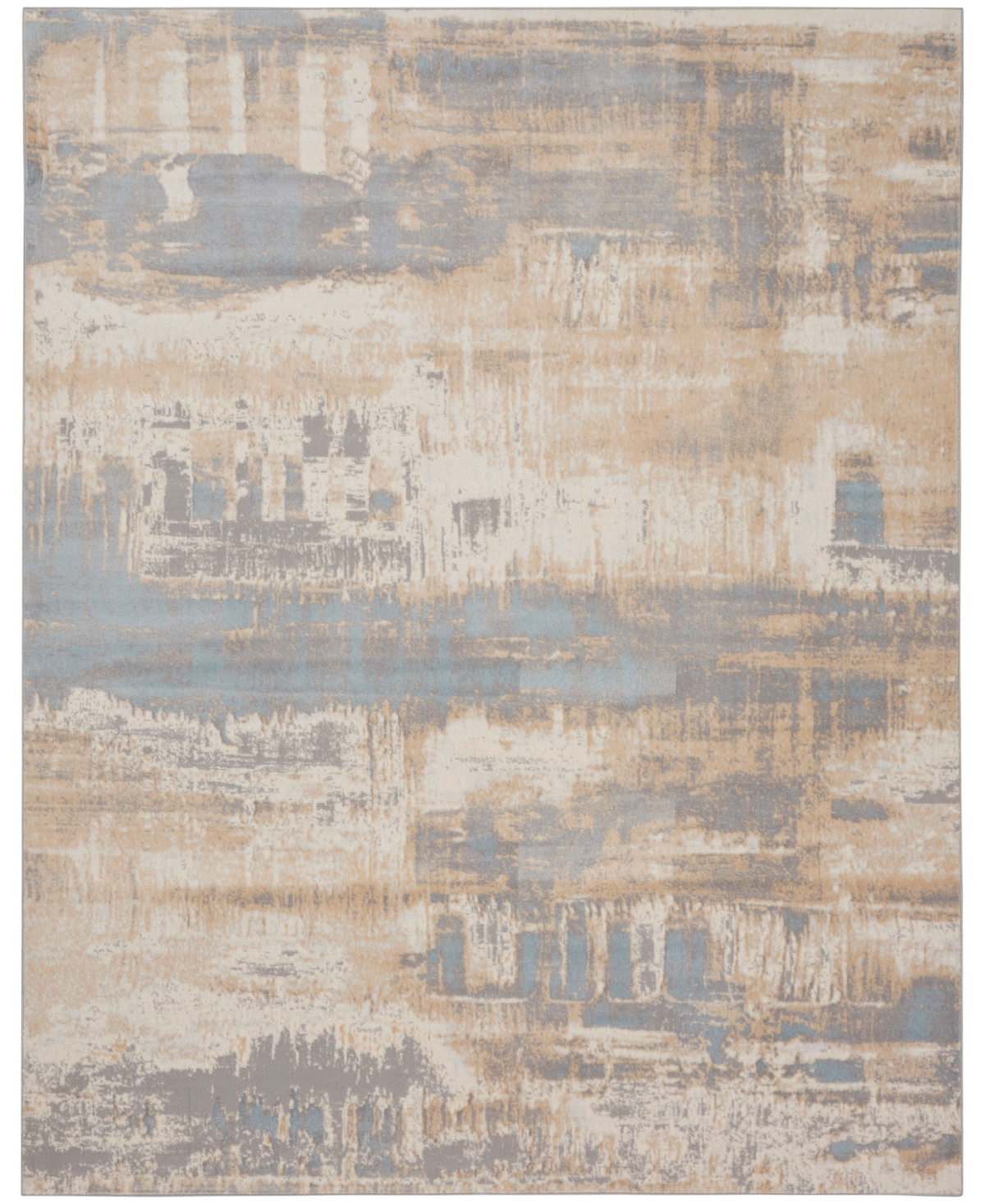 Calvin Klein Ck005 Enchanting Ech02 8'x10' Area Rug In Ivory,mist