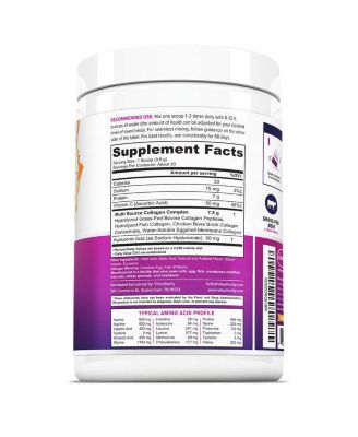 Multi Collagen Protein Plus, Peach Mango, Vitauthority, 285gm