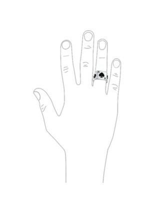 Lucky Las Vegas Gambler Ace Of Spade Ring .925 Sterling Silver