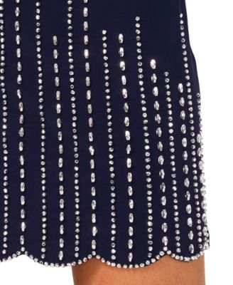 Women's Cape-Overlay Cocktail Dress