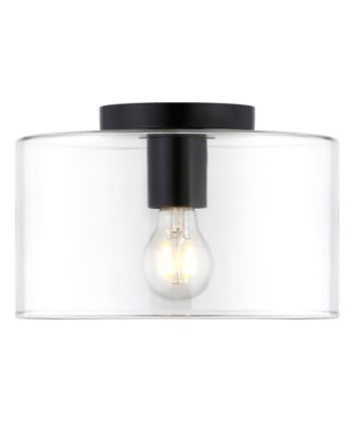 10" Metal Henri Wide Semi Flush Mount