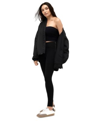 Women's High-Rise Pull-On Welt-Pocket Leggings