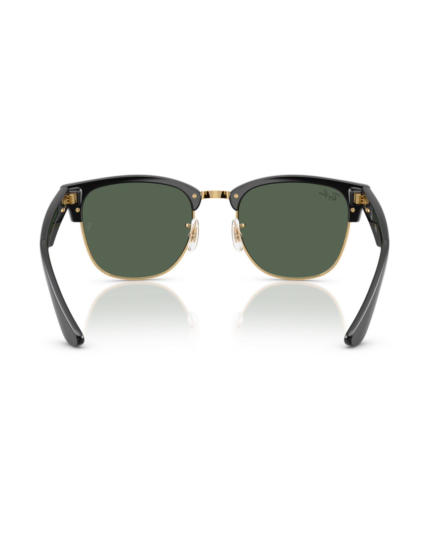 Солнцезащитные очки Ray-Ban Unisex Clubmaster Reverse, RBR0504S 51, цвет: Чёрный — фото 4