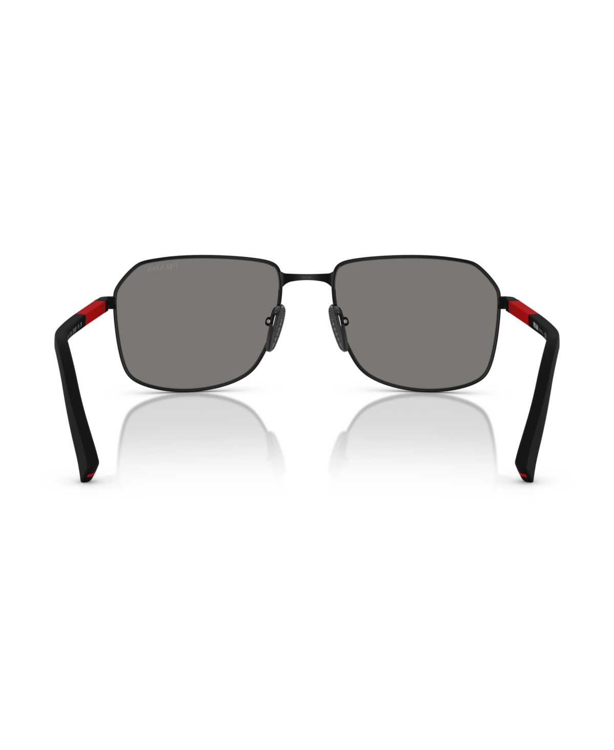 Prada Linea Rossa Man Sunglass Ps A51s In Rubber Black