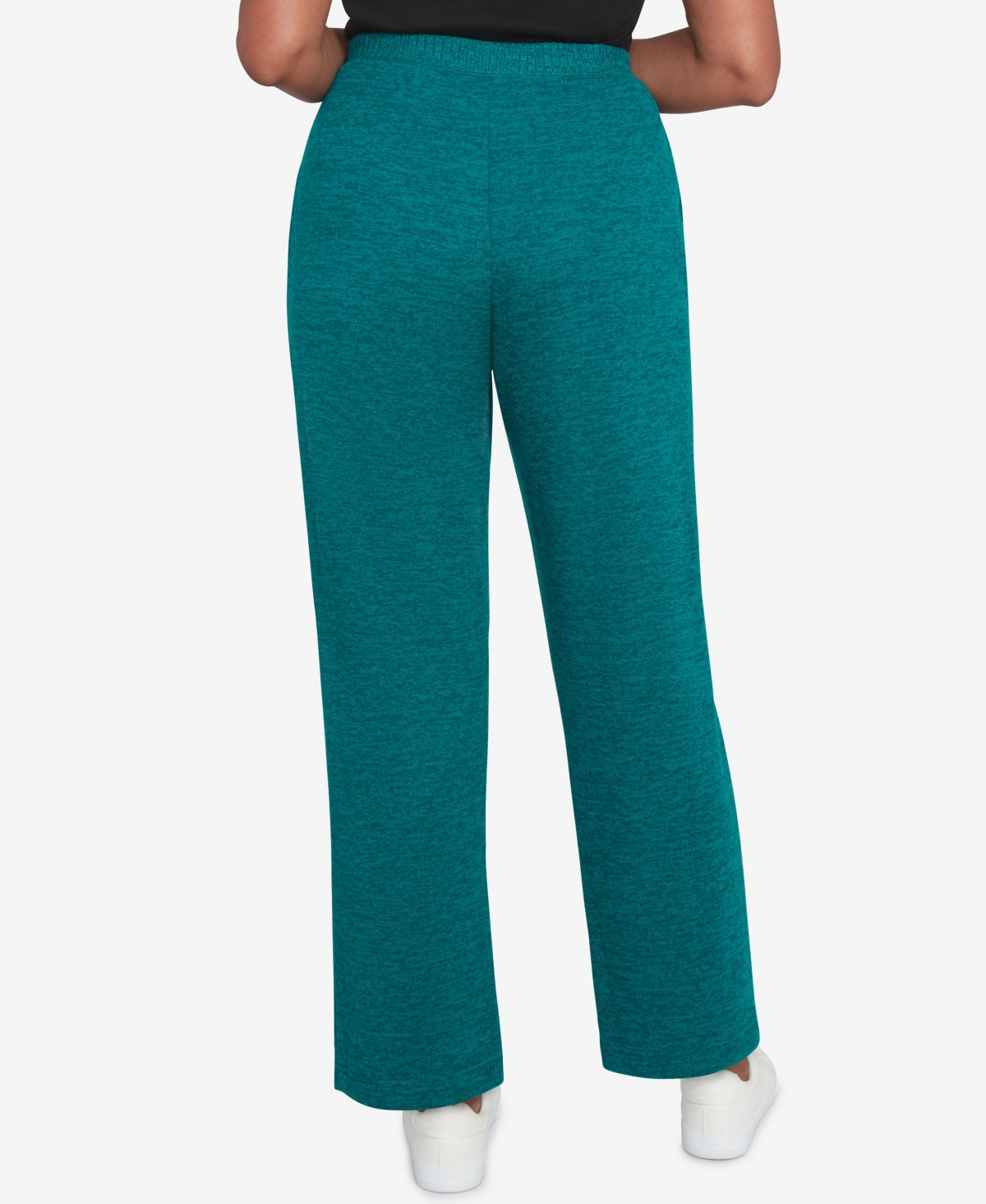 Alfred Dunner Petite French Quarter Soft Brushed Knit Average Length Pants
