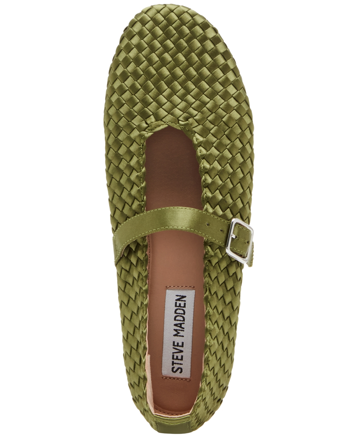 Steve Madden Women's Dreaming-w Woven Mary Jane Flats