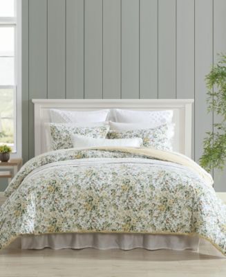 Laura Ashley Country Meadow Reversible Comforter Sets - Macy's