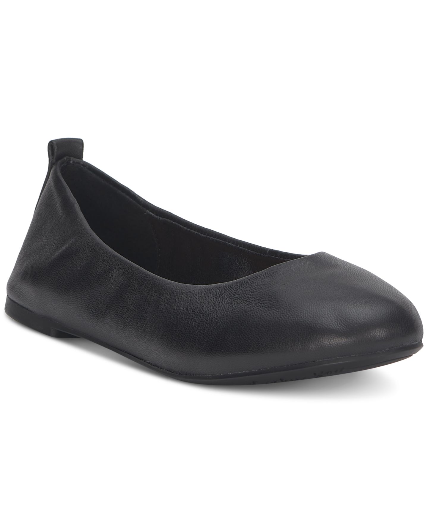 Женские балетки Lucky Brand Emmielou Ballet Flats, цвет: Чёрный кожаный — фото 1