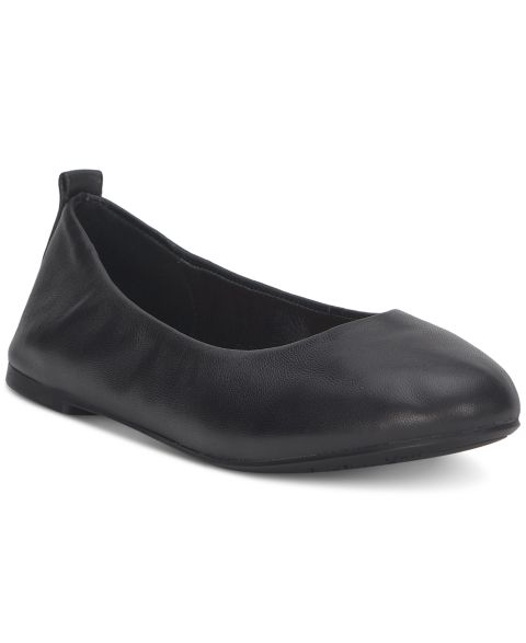 Женские балетки Lucky Brand Emmielou Ballet Flats, цвет: Чёрный кожаный