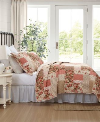 Harrietta Patchwork Reversible 3-Pc. Quilt Set, King