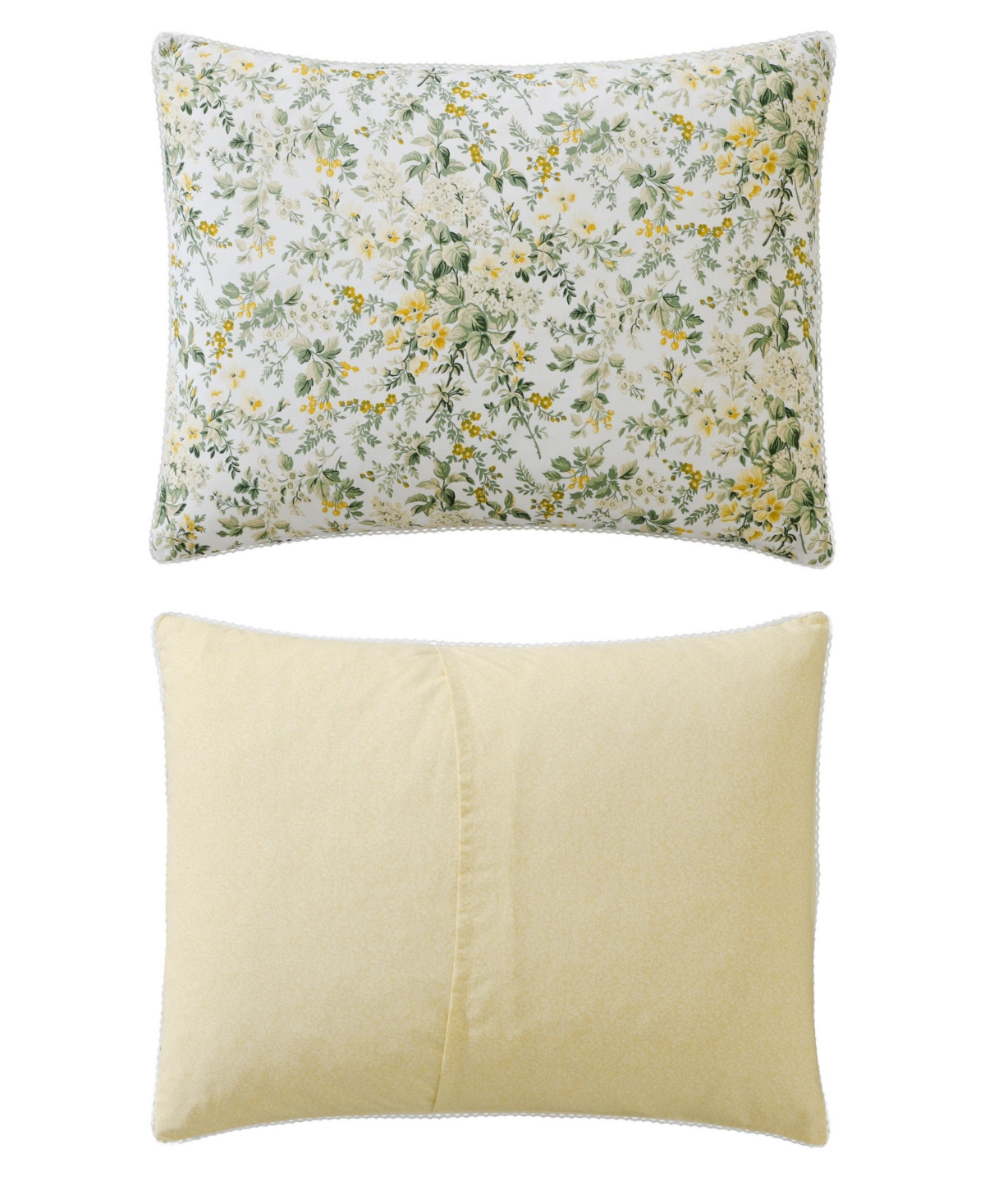 Laura Ashley Country Meadow Reversible 3-pc. Comforter Set, Full/queen In Gold,cream