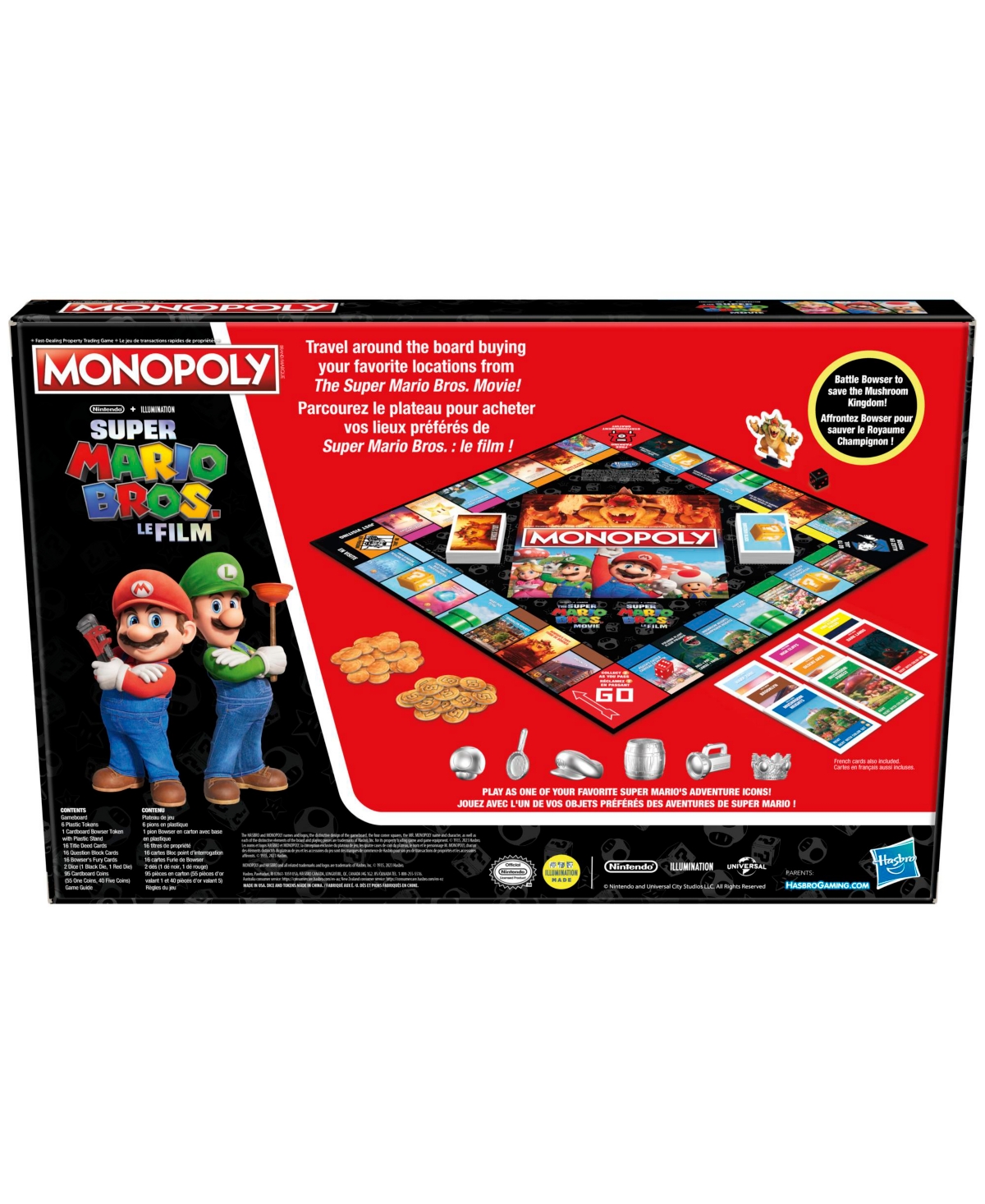 Monopoly The Super Mario Bros Movie Edition In Multicolor