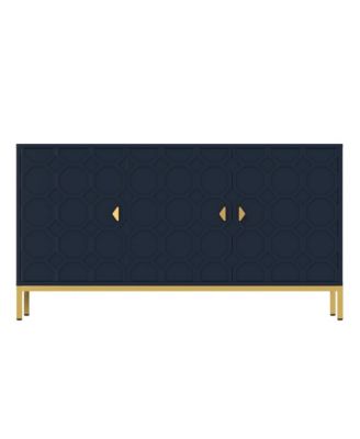 Freestanding Storage Cabinet 3-Door Accent Cabinet