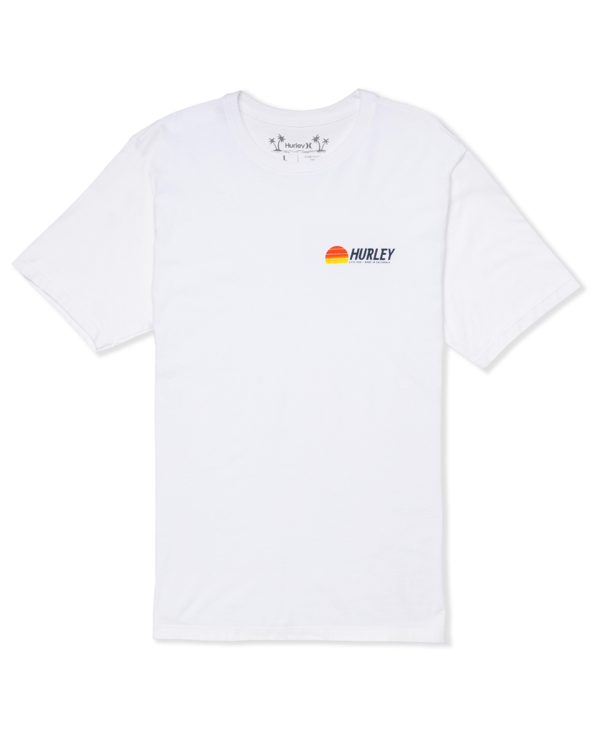 Hurley Men's Everyday Sun Stripes Short Sleeve T-Shirt