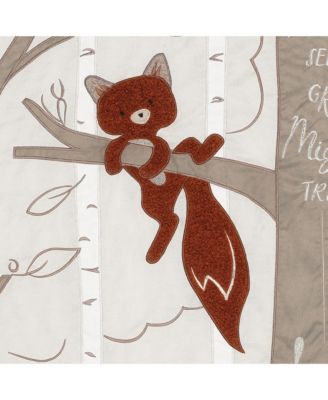 Treetop Fox Woodland Tree Nursery 3-Piece Baby Crib Bedding Set