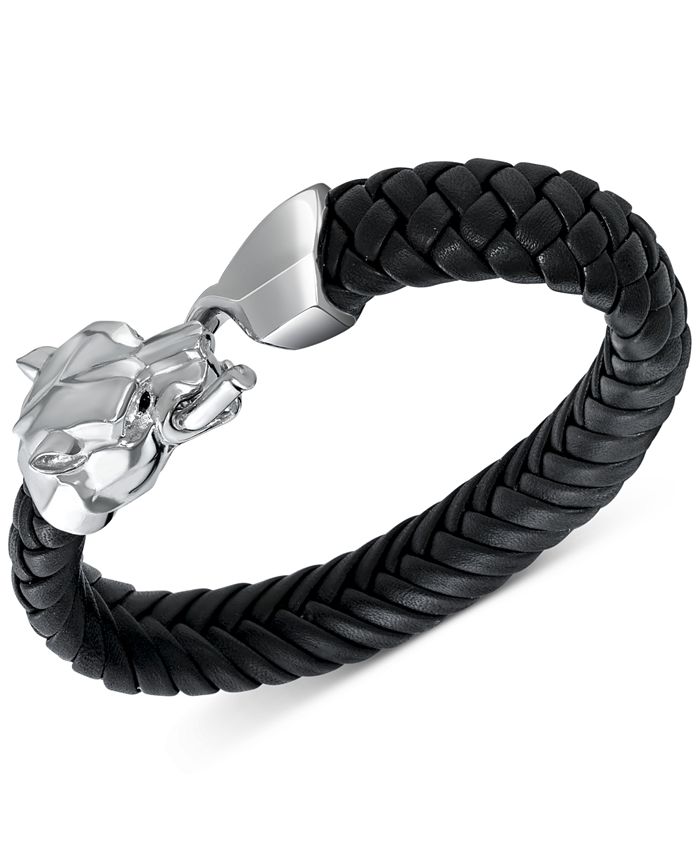 Effy men's top leather bracelet