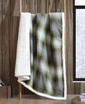 CLOSEOUT! Nordic Plaid Ultra Soft Plush Fleece Reversible Oversized Throw, 70" x 50"