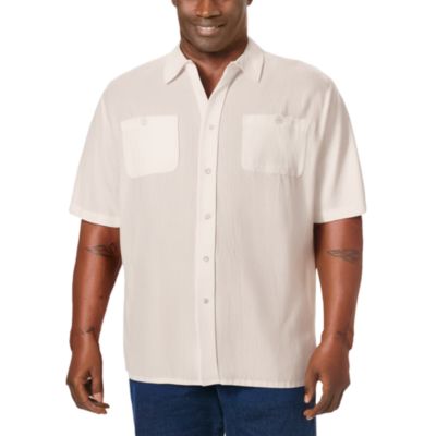 Men's Short-Sleeve Linen Shirt