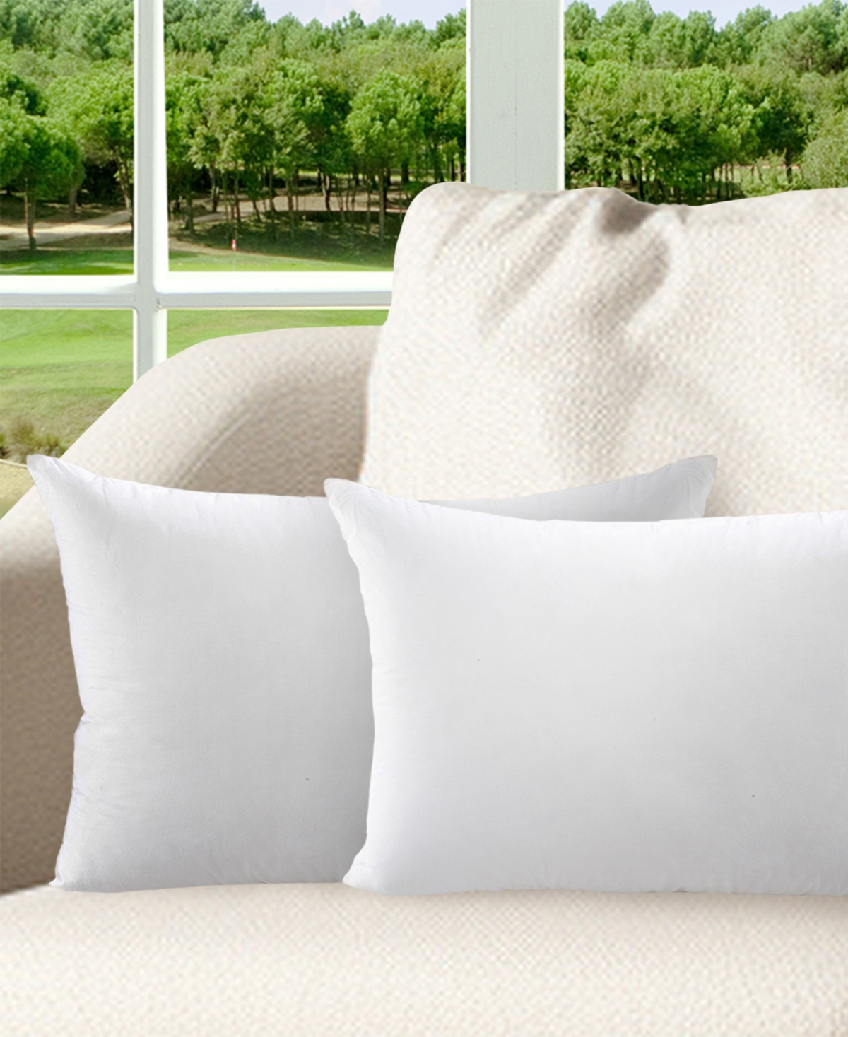 Cheer Collection 2-pack Pillow Insert, 12" X 20" In White