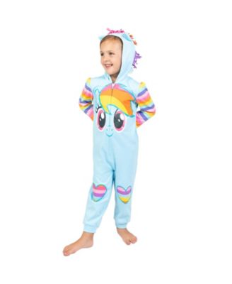 Toddler Girls My Pony Rainbow Dash Baby Zip Up Coverall Newborn to