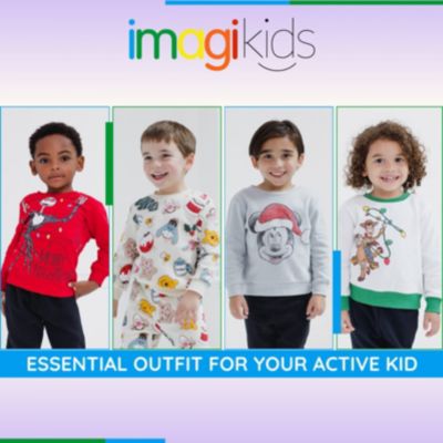 Little Boys Disney Fleece Sweatshirt and Jogger Pants Outfit Set