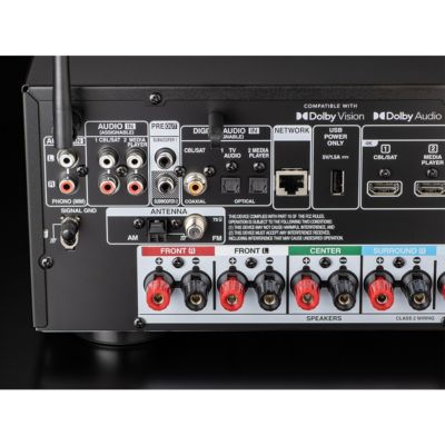 AVR-S670H 5.2 Channel 8K Home Theater Receiver with Dolby TrueHD Audio, HDR10+, and HEOS Built-In