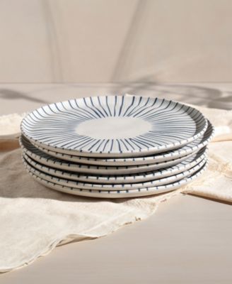 Elemento Stoneware Dinner Plates, Set of 6
