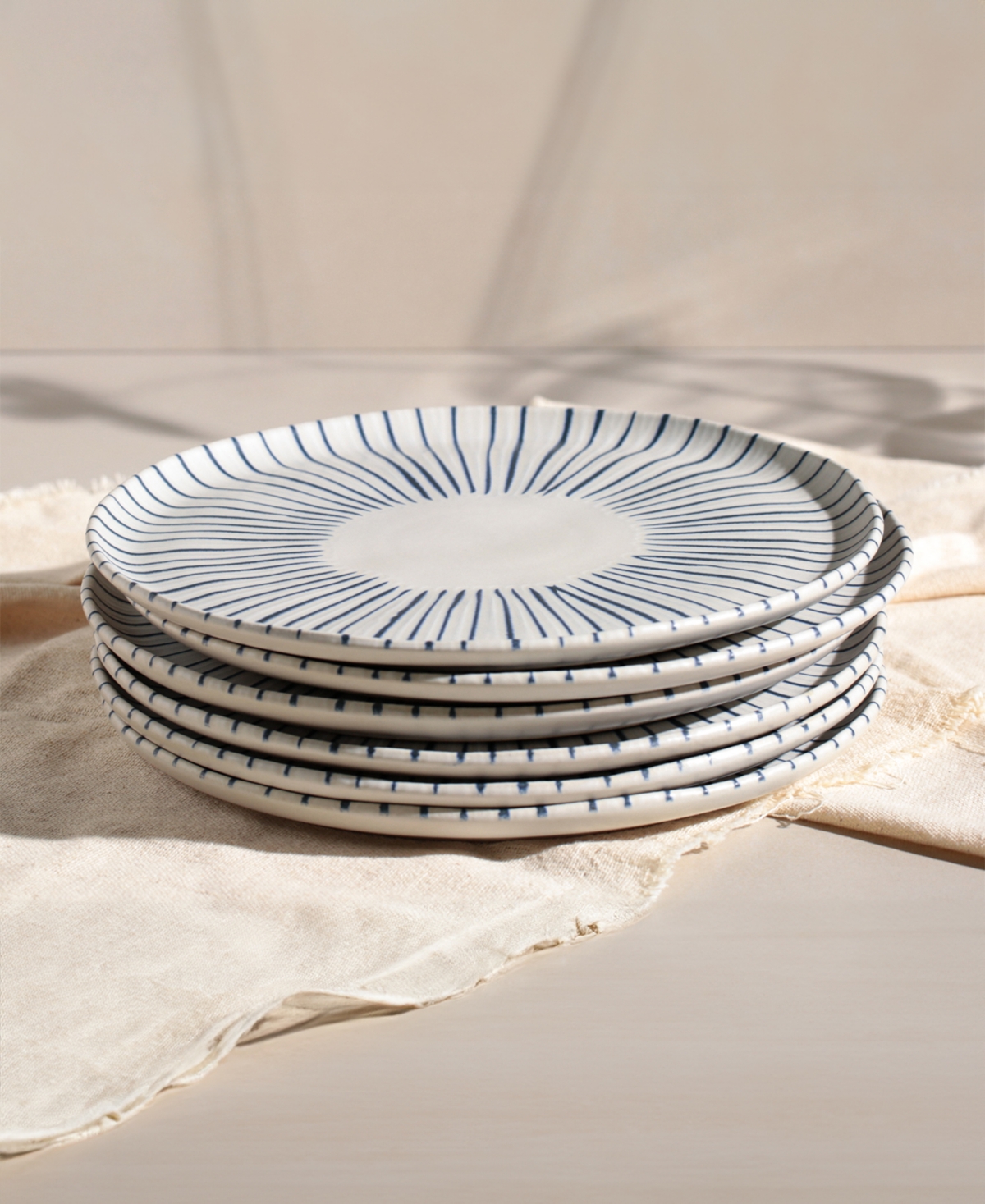 Porto Brasil Elemento Stoneware Dinner Plates, Set Of 6 In Elemento
