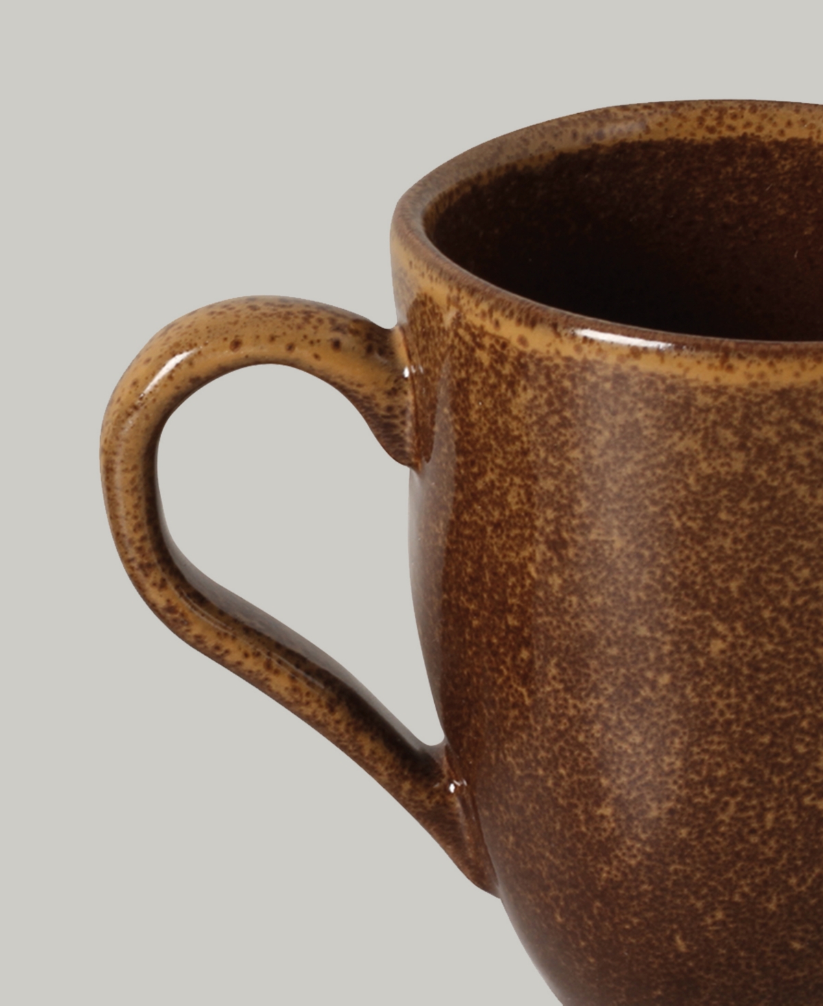 Porto Brasil Stoneware Coffee Mugs, Set Of 4 In Dijon
