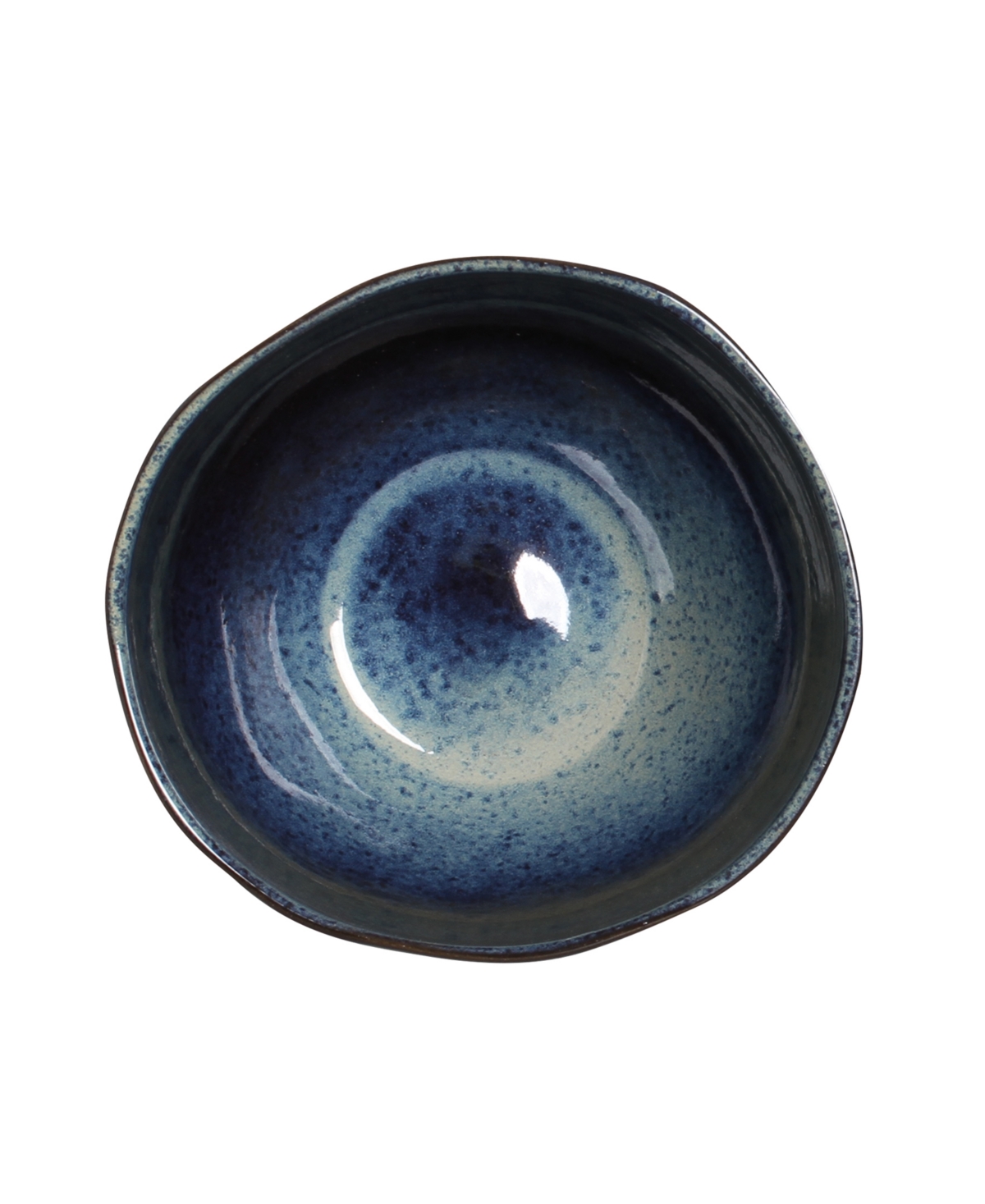 Porto Brasil Stoneware Soup Bowls, Set Of 6 In Denim