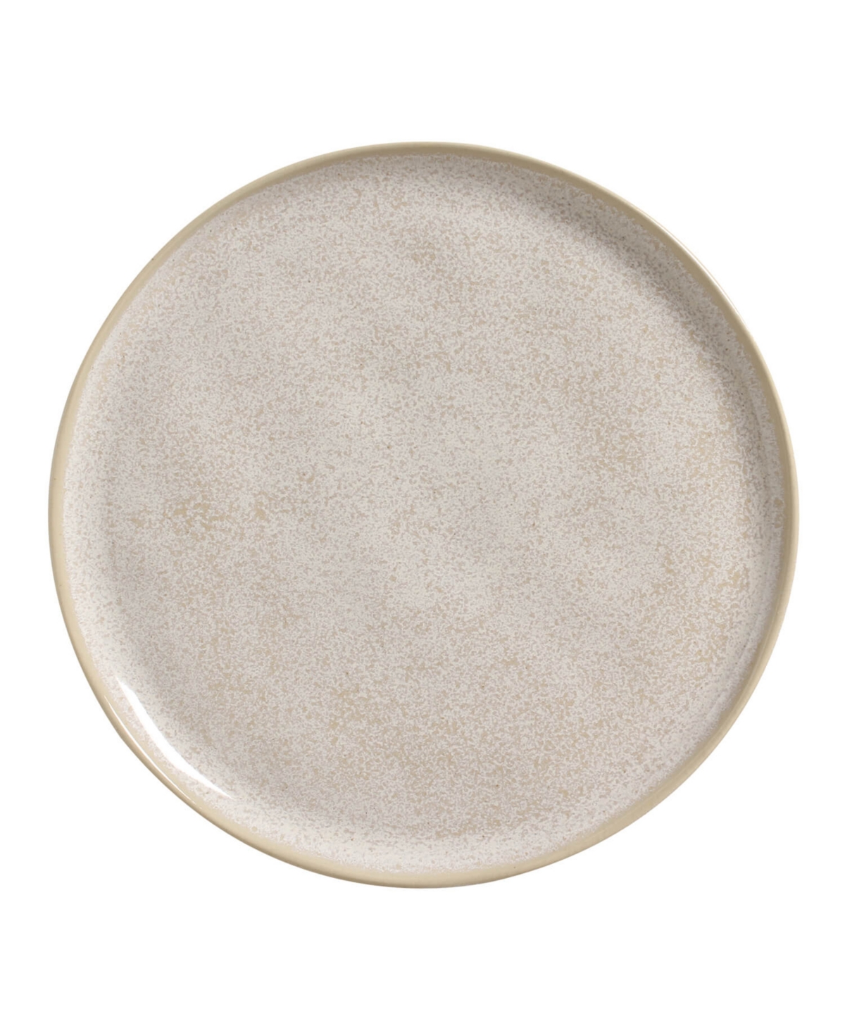 Shop Porto Brasil Stoneware Dinner Plates, Set Of 6 In Latte