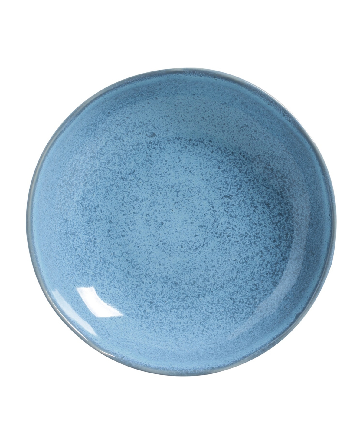 Porto Brasil Stoneware Salad Bowls, Set Of 6 In Breeze