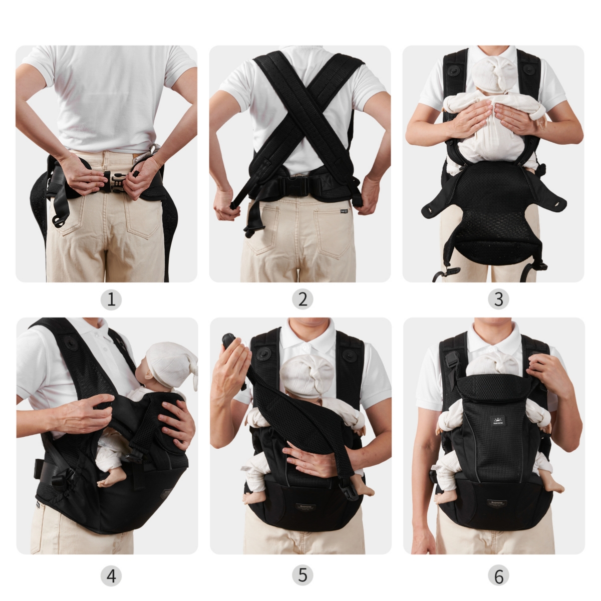 Sunveno EasyHold Ergonomic Baby Carrier