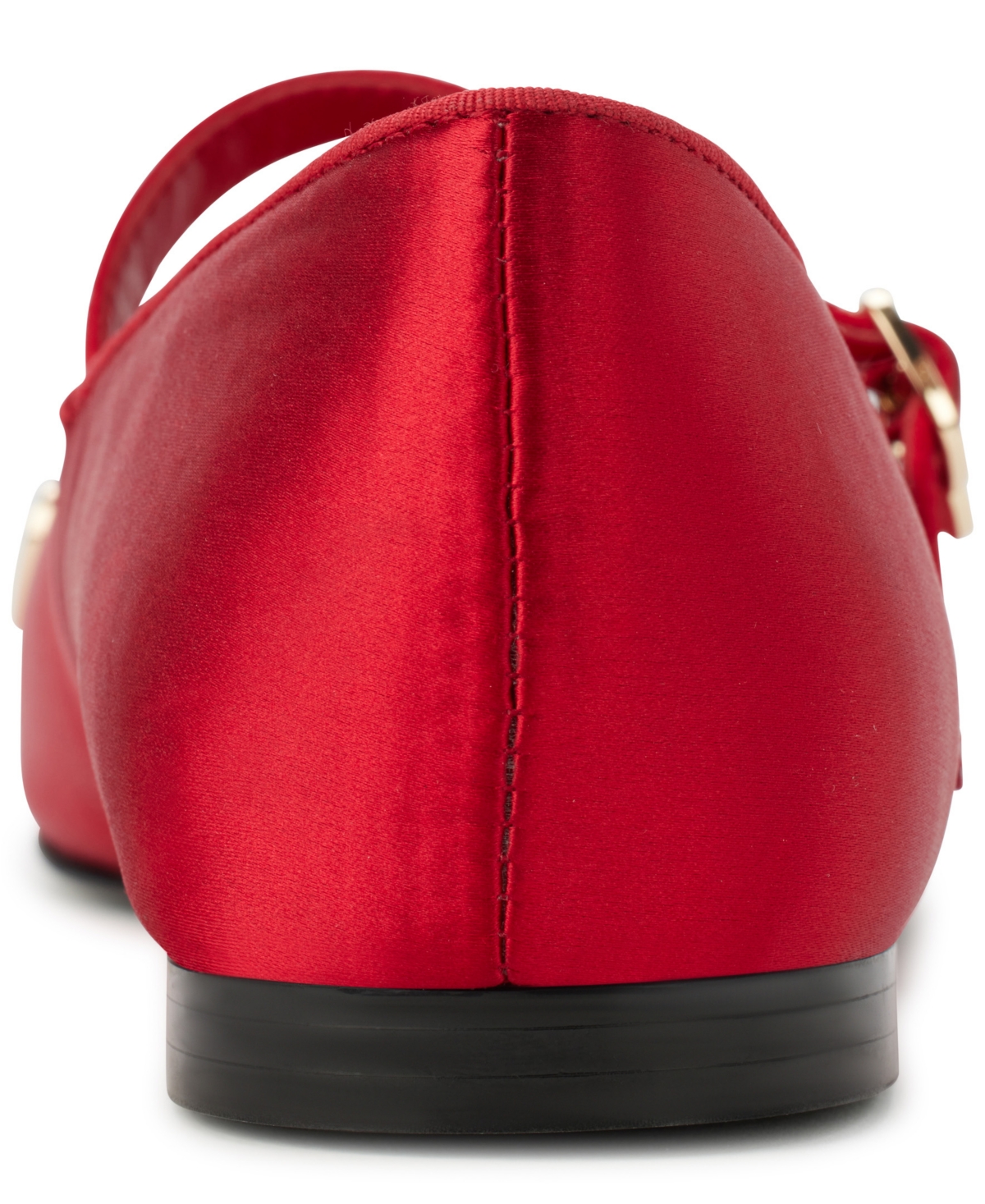 Karl Lagerfeld Paris Veyda Pointed Toe Mary Jane Flat In Classic Red