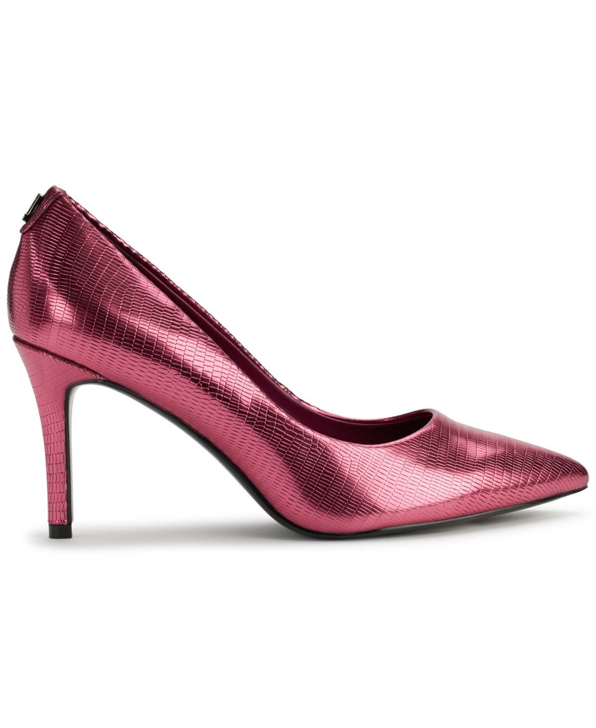 Shop Karl Lagerfeld Women's Royale High Heel Pumps In Red Plum