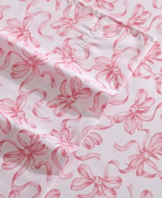 Printed Microfiber 3 Piece Sheet Set, Twin