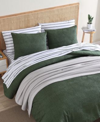 Point Harbor Embossed 3- Pc. Comforter Set, Full/Queen