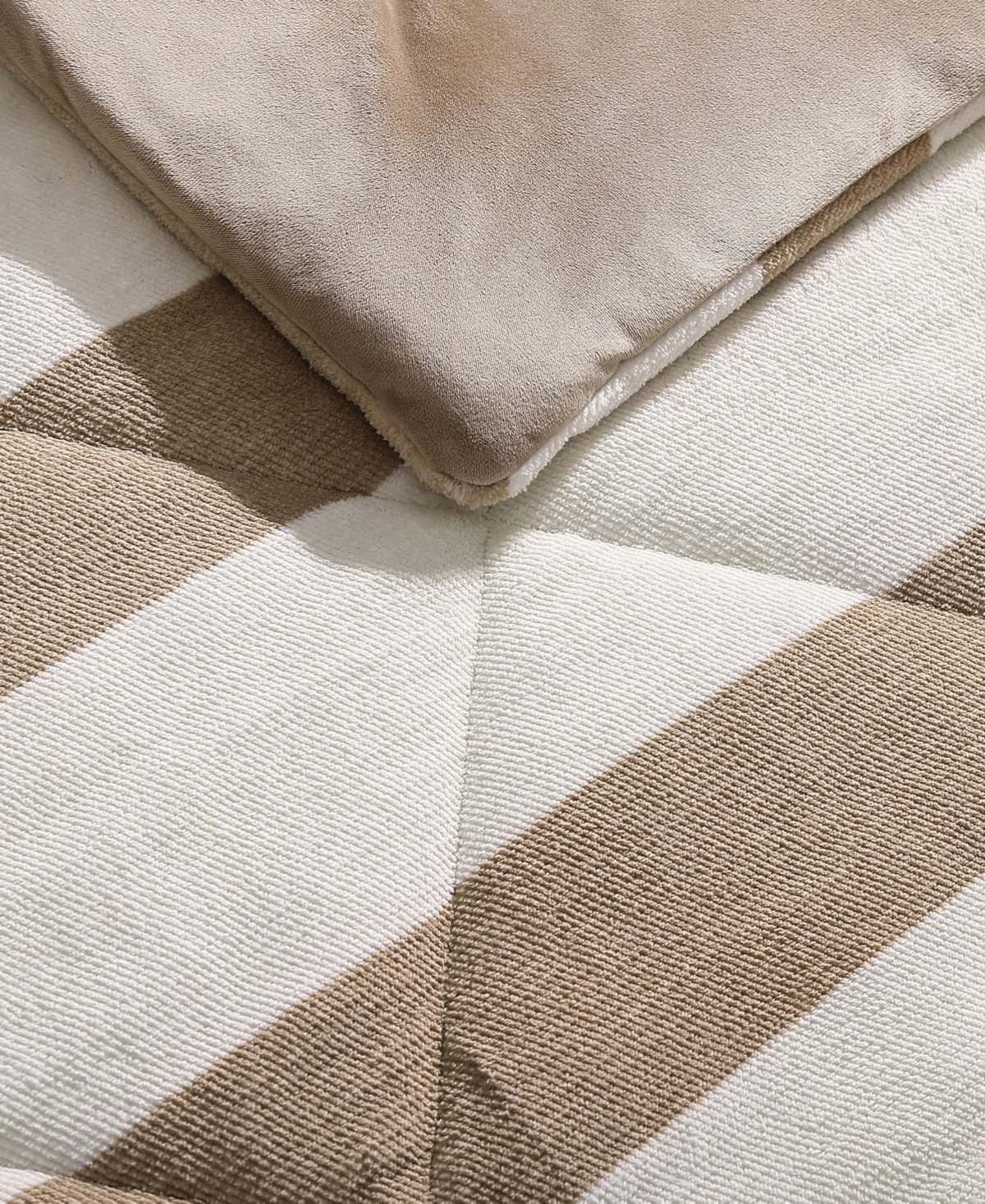 Closeout! Nautica Lawndale Twill Plush 3-Pc. Comforter Set