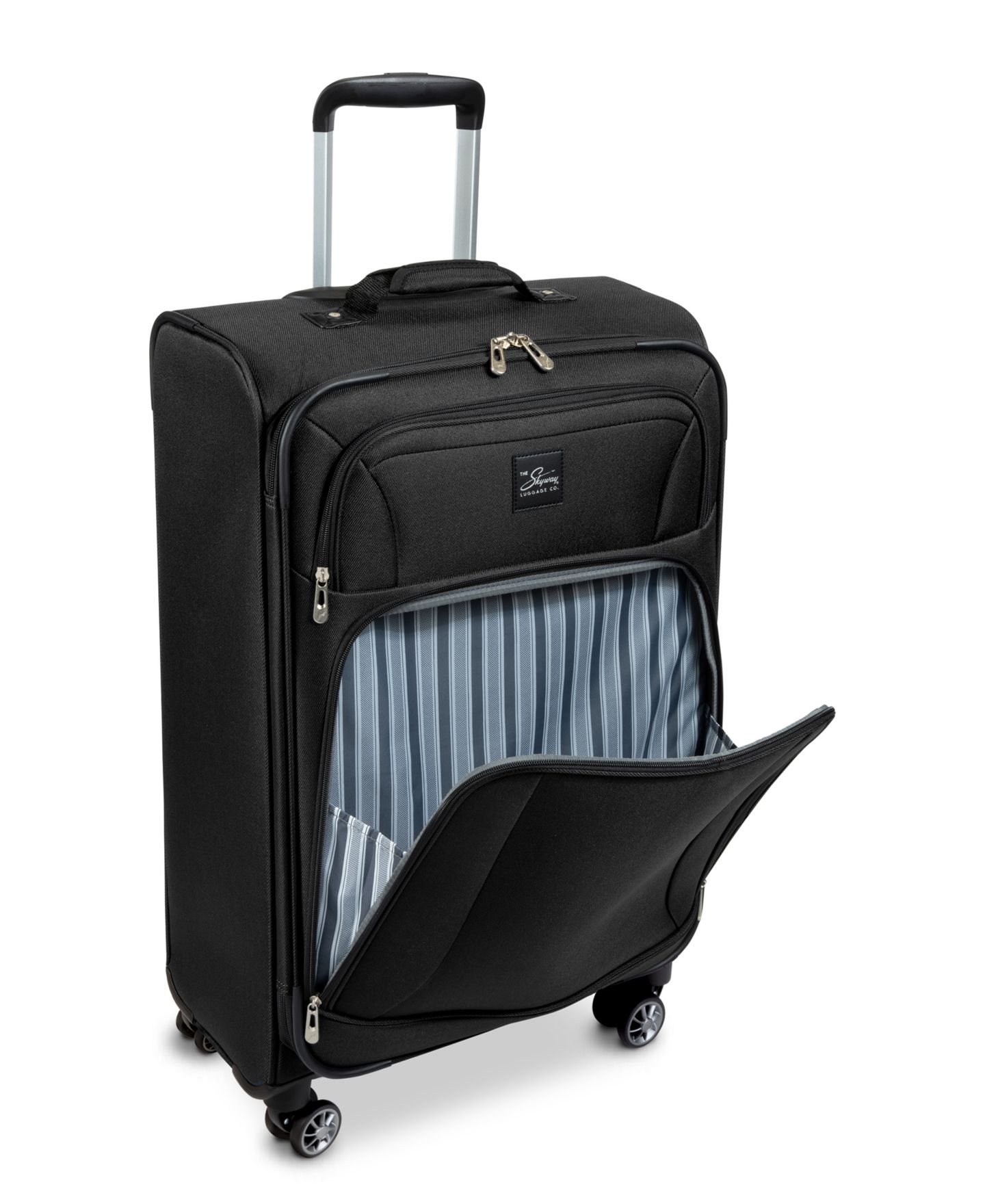 Чемодан Skyway Epic Medium Check-in Spinner, цвет: Чёрный — фото 6
