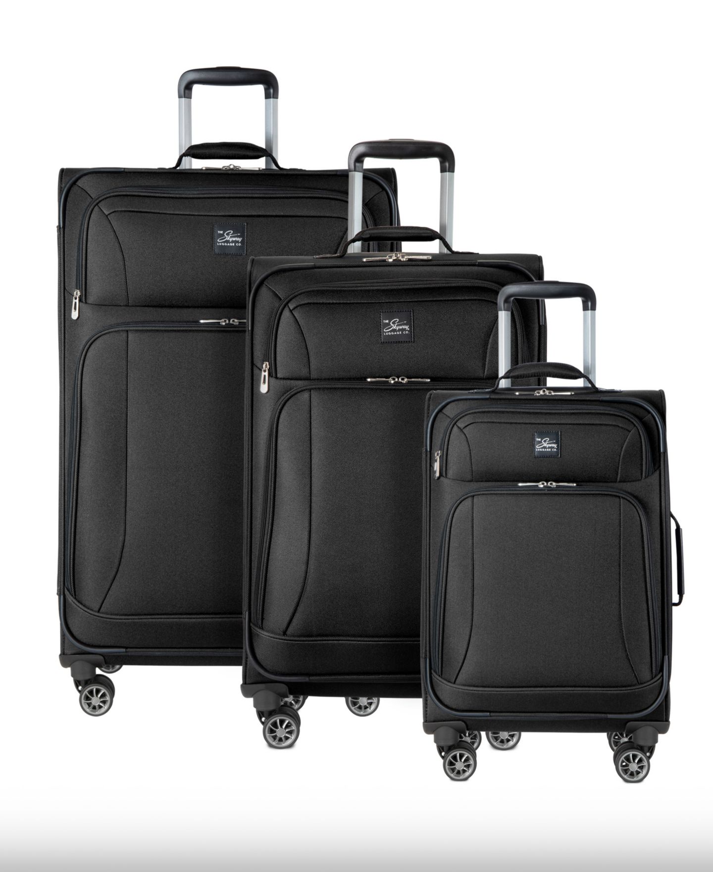 Чемодан Skyway Epic Carry-on Spinner, цвет: Чёрный — фото 7