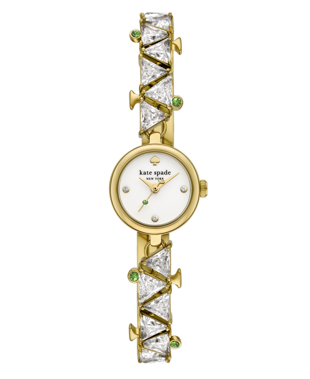 Women's Monroe Three-Hand Gold-Tone Stainless Steel Bracelet Watch, 20mm - Gold-tone