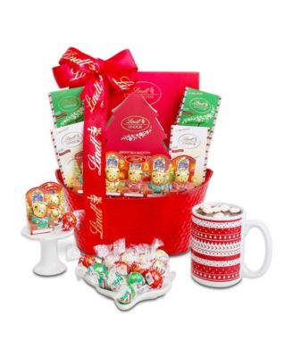 Alder Creek Gift Baskets Lindt Chocolate Holiday Delights, 8 Piece - Macy's