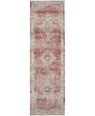 Vintage Kashan VKA07 2'4"x8' Runner Area Rug