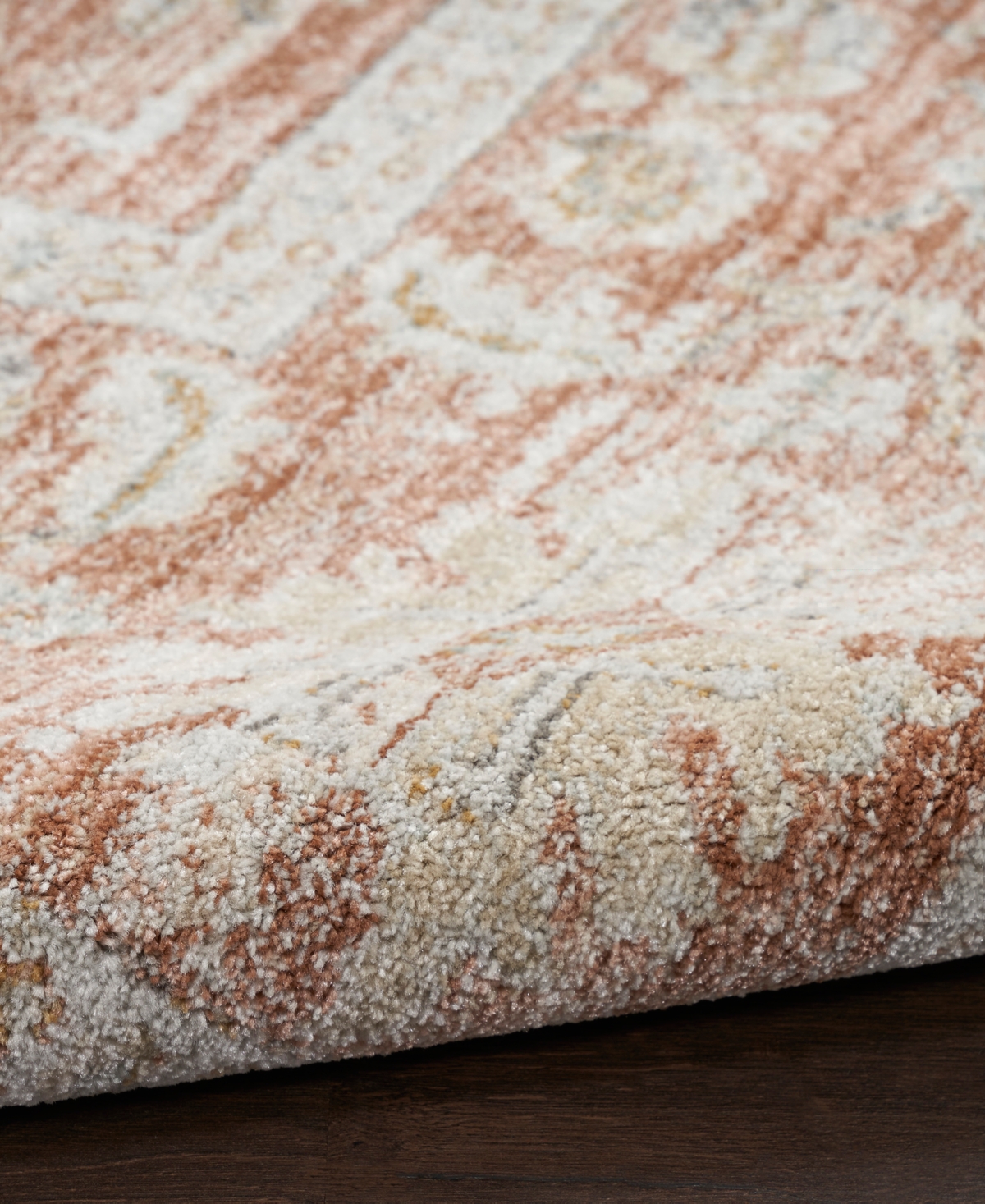 Nourison Home Oases Oae01 2'6"x4'6" Area Rug In Terracotta