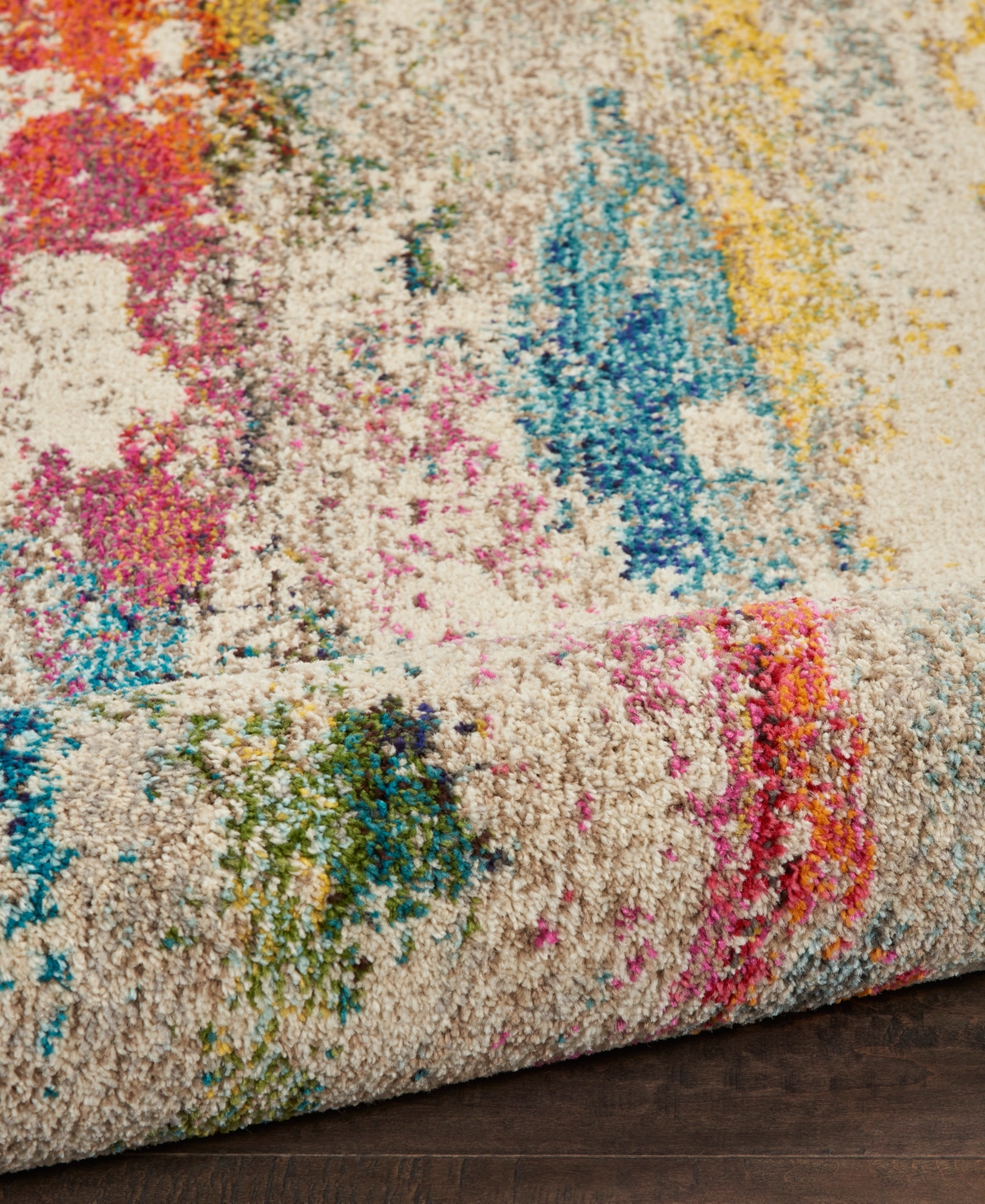 Nourison Home Celestial Ces12 2'x6' Runner Area Rug In Ivory