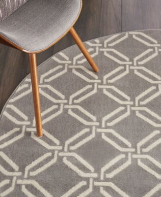 Jubilant JUB17 5'3"x5'3" Round Area Rug